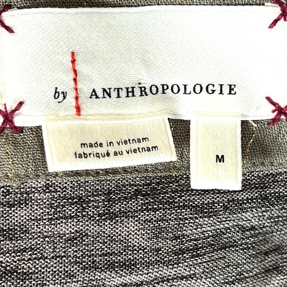 Anthropologie shimmering faux wrap women’s top - Picture 6 of 8